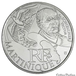 10 euros Martinique 2012