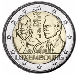 2 euro - luxembourg 2018