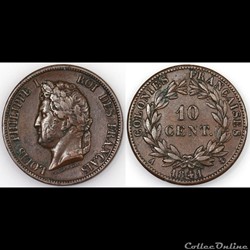 10 CENT. LOUIS-PHILIPPE I 1841 A