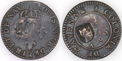 1 stuiver Saint-Barthélemy type V