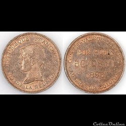 BON POUR 50 CENTIMES 1896 ESSAI MCHOR