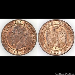 1 CENTIME 1870A