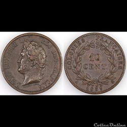 10 CENT. LOUIS-PHILIPPE I 1839 A