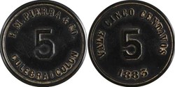 5 CENTAVOS 1883