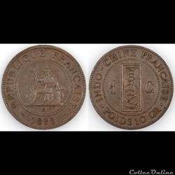 INDOCHINE 1 C 1888 A