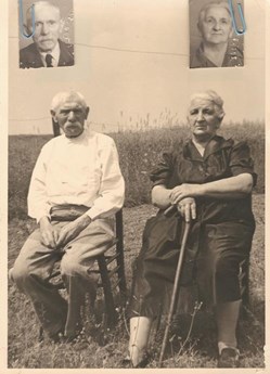Photo de mes mes arrières grands-parents paternel : Gustave Emile Fally et Sylvie Maria Cabanne