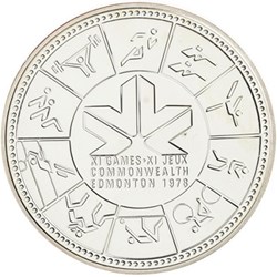 Prestige Coin Set Features - 1978 Canadian $1 Silver Dollar 11th Commonwealth Games, Edmonton