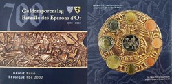 Coffret BU Euro BELGIQUE 2002 - BATAILLE DES ÉPERONS D’OR