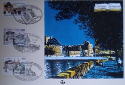 BELGIQUE - Timbre Georges Simenon 1994