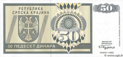 Yougoslavie - 50 Dinara - 1992