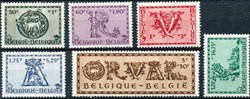BELGIQUE - Cinquième Orval - Lettrines - 1943 - SERIE