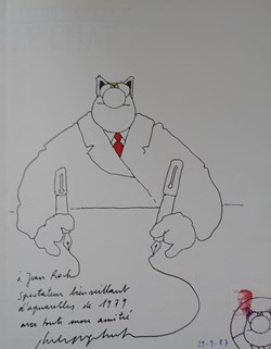 BD - Geluck - Le Chat + Dessin d'Auteur