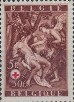 BELGIQUE - CROIX ROUGE - 1944 - 5fr 30fr