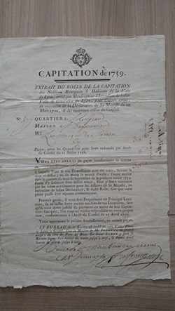 Capitation de 1759