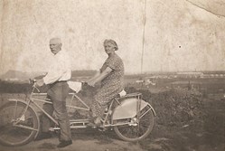 Photo de mes mes arrières grands-parents paternel : Gustave Emile Fally et Sylvie Maria Cabanne
