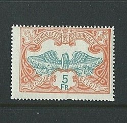 BELGIQUE - CHEMIN DE FER - 1902 - 5FR
