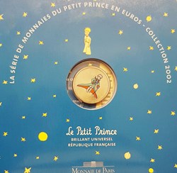 FRANCE - Coffret FDC 2002 de 1 ct à 2 euros Avec Médaille couleur le petit prince