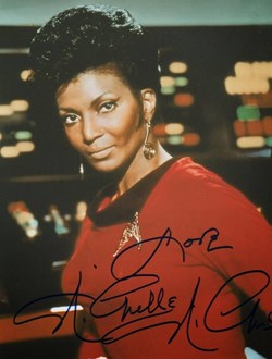 Autographe de Nichelle Nichols