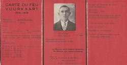 Carte du Feu de Louis ROSSIGNOL (A00020)