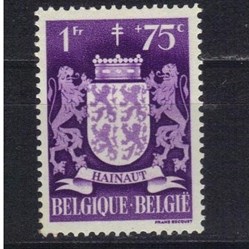 BELGIQUE - ANTITUBERCULEUX - ARMOIRIES DES PROVINCES- 1945 - 1FR 75c