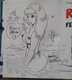 BD - Lazare Mythic Walthery - Rubine - Fenêtre sur Rue + Dessin d'Auteur