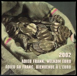 BELGIQUE - 2002 - Adieu au franc, Bienvenue à l'euro
