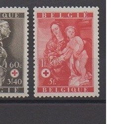 BELGIQUE - CROIX ROUGE - 1944 - 1fr 5fr