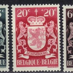 BELGIQUE - ANTITUBERCULEUX - ARMOIRIES DES PROVINCES- 1945 - 20c 20c