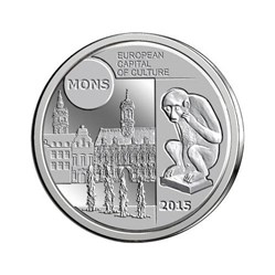 Coffret BU 5 Euro MONS BELGIQUE 2015