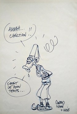 BD - Yann Conrad Lucie - Bob Marone - Le dinosaure Blanc + Dessin d'Auteur