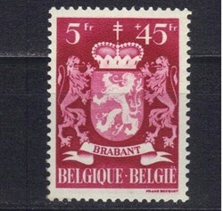 BELGIQUE - ANTITUBERCULEUX - ARMOIRIES DES PROVINCES- 1945 - 5FR 45FR