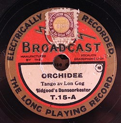 78T - Harry Bidgood And His Broadcasters - Shellac, 08'', 78 RPM