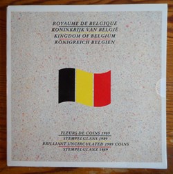 BELGIQUE - La Monnaie Royale de Belgique 1989