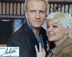 Autographe de  Christophe Lambert et Josiane Balasko