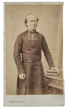 CDV Abbé Auguste Delahodde Photo Carette c