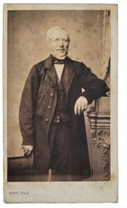 cdv 1870 Mr Louis Versmée Saultois Lille Lyon Photo