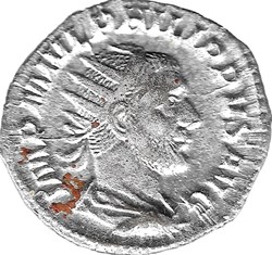 Philippe, Rome c. 245, LIBERALITAS AVGG II