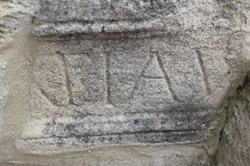 inscription St-Victor Mirabel aux Baronnies