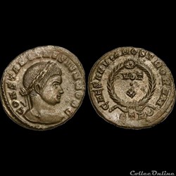 CONSTANTIN II - Centenionalis ou Nummus - 323-324 - Trèves - 2e Officine - Type 2