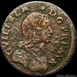 ORANGE - PRINCIPAUTÉ D'ORANGE - GUILLAUME IX Denier tournois, type 2