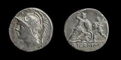 Q. Minucius M.f. Thermus, Denarius