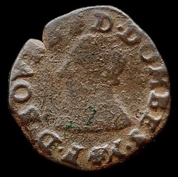 François II de Montpensier (1582-1592), Double tournois type 3 - 1586
