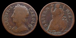 Charles II (1660-1685) - farthing