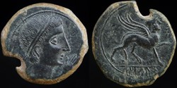 Castulo, Spain, AE As - 2nd century BC