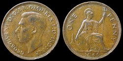 George VI (1936-1952) - penny