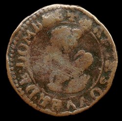 Marie de Montpensier (1608-1627), Double Tournois type 5 - 1625