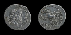 P. Plautius Hypsaeus, Denarius