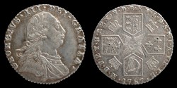 George III (1760-1820) - six pence