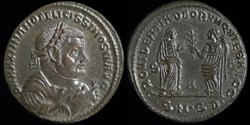 Maximianus, Abdication Follis