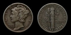 Mercury dime - 1931 D